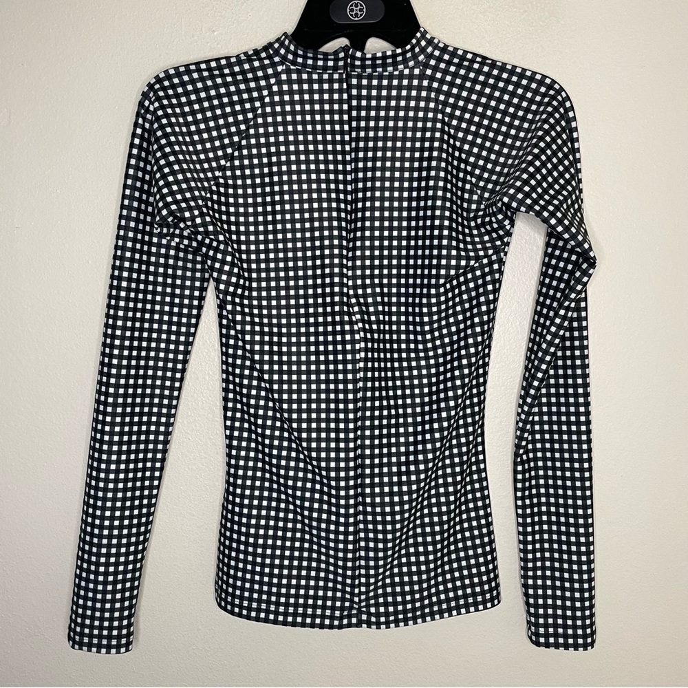 Albion Black and White Check Long-Sleeve Swim Set - Picture 3 of 6
